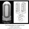 Мастурбатор TENGA FLIP ZERO с вибрацией белый TFZ-101